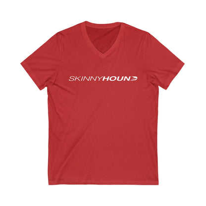 Skinny Hound Women's V-neck T-shirt.